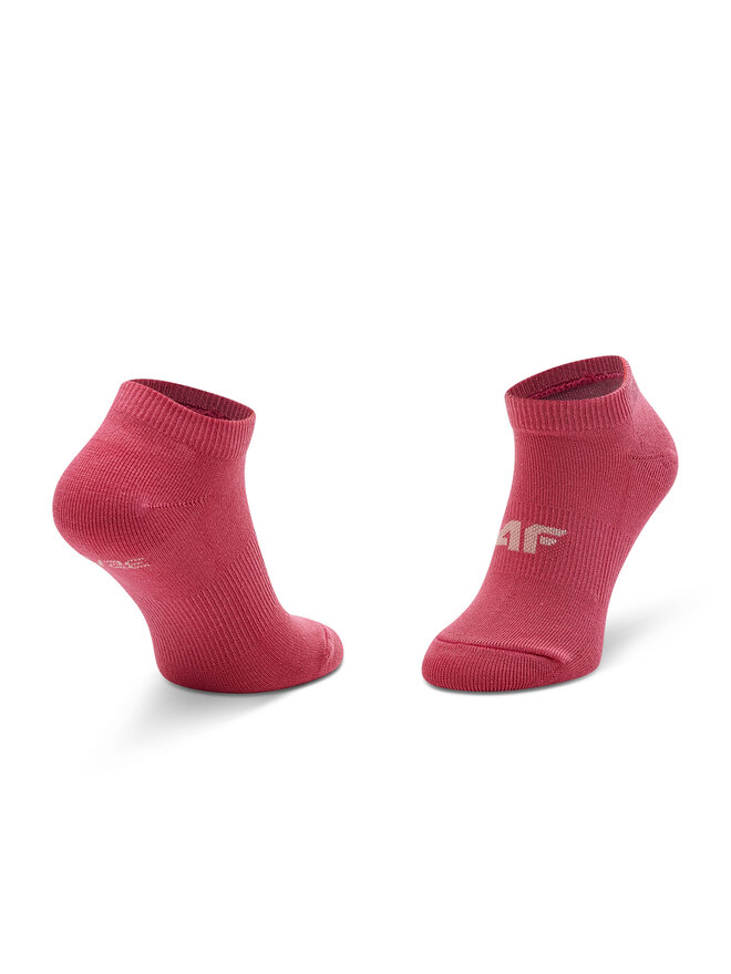 4F Set 3 parov unisex nizkih nogavic 4F HJL22-JSOD003 Roza