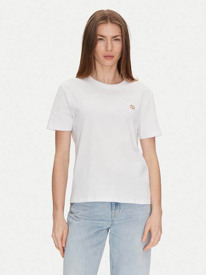 TWINSET TWINSET T-Shirt 251TP2074 Weiß Regular Fit