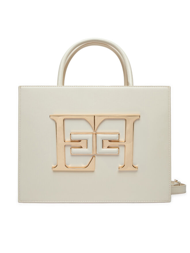 Bolso Elisabetta Franchi BS 05A 46E2 V390 Ecru zapatos.es