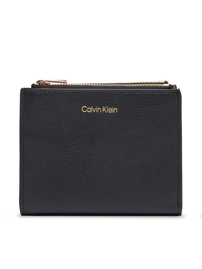 Calvin Klein Geldbörse Calvin Klein Foil Logo Dbl Zip Cardcase LV04F1135G Schwarz