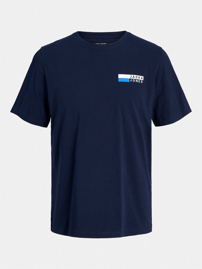 Jack&Jones Jack&Jones Marškinėliai Corp 12233999 Tamsiai mėlyna Standard Fit