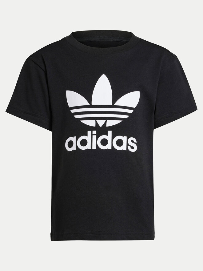 adidas adidas T-Shirt adicolor Trefoil IY2385 Μαύρο Regular Fit