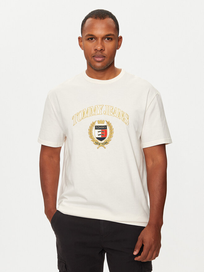 Tommy Jeans Tommy Jeans T-Shirt DM0DM19690 Weiß Regular Fit