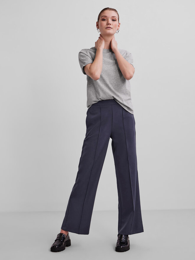 Pieces Pieces Póló Ria 17086970 Szürke Regular Fit
