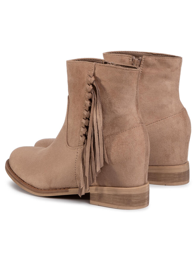 DeeZee Členková obuv DeeZee WS2991-07 Béžová