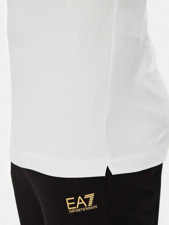 EA7 Emporio Armani EA7 Emporio Armani Polo marškinėliai 7M000300 AF13739 U0002 Balta Slim Fit