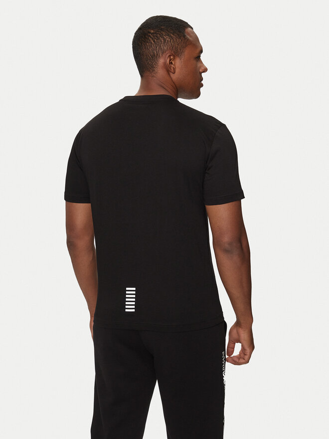 EA7 Emporio Armani EA7 Emporio Armani Футболка 8NPT25 PJVPZ 1200 Чорний Regular Fit