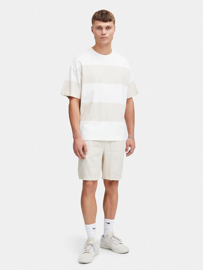 Solid Solid Camiseta Ijam 21108144 Beis Regular Fit