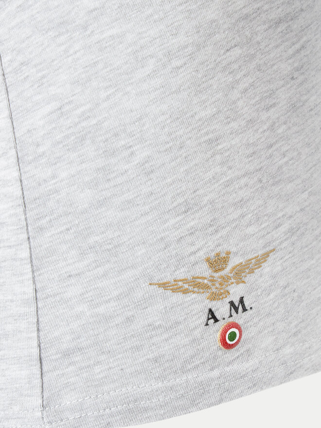 Aeronautica Militare Aeronautica Militare 2er-Set Boxershorts AM1UBX002 Grau