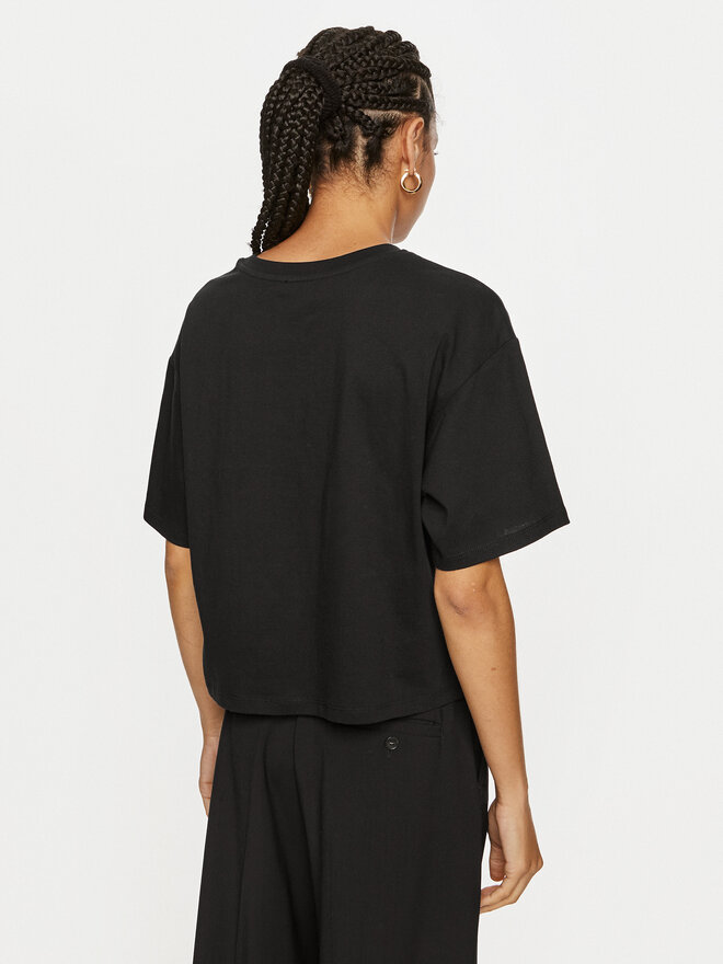 TWINSET TWINSET Póló 242TP2521 Fekete Loose Fit