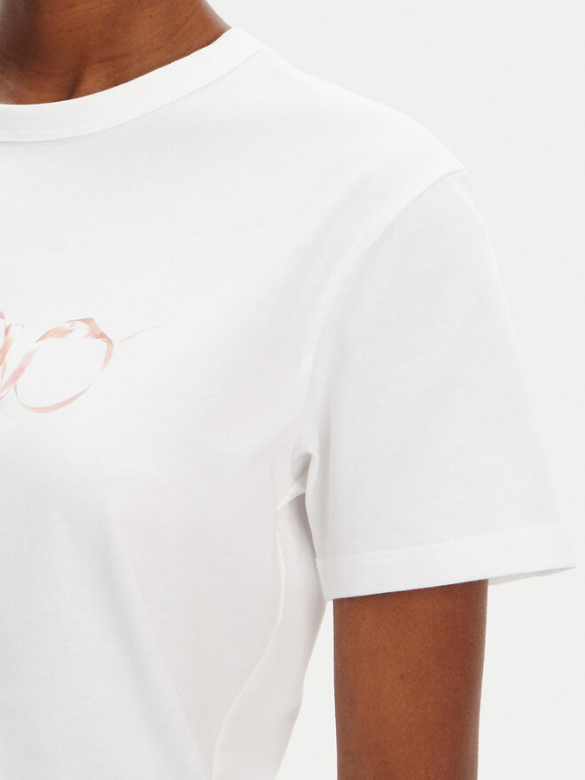 HUGO HUGO T-Shirt Damacia_5 50544868 Λευκό Regular Fit