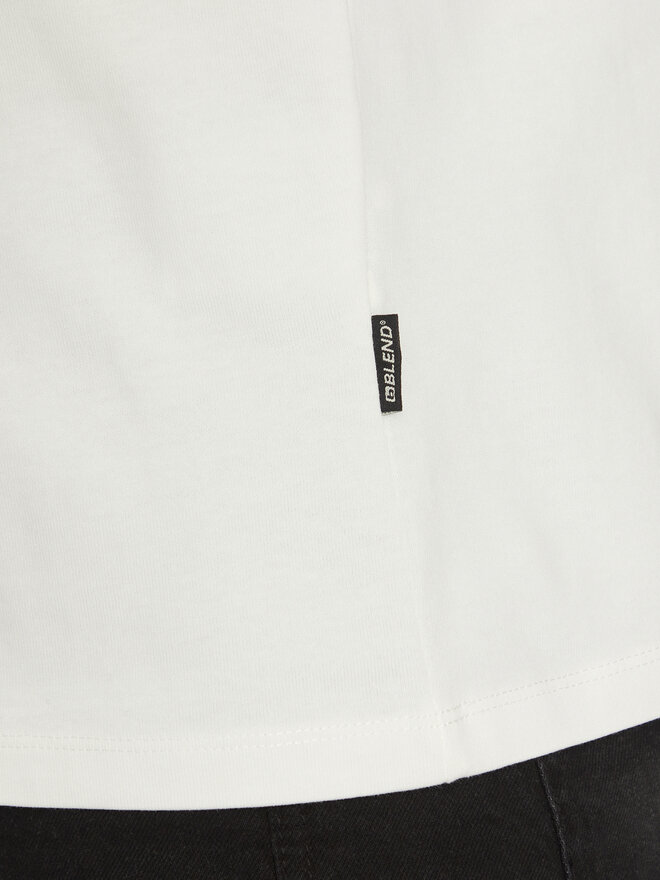 Blend Blend Camiseta 20718280 Blanco Regular Fit