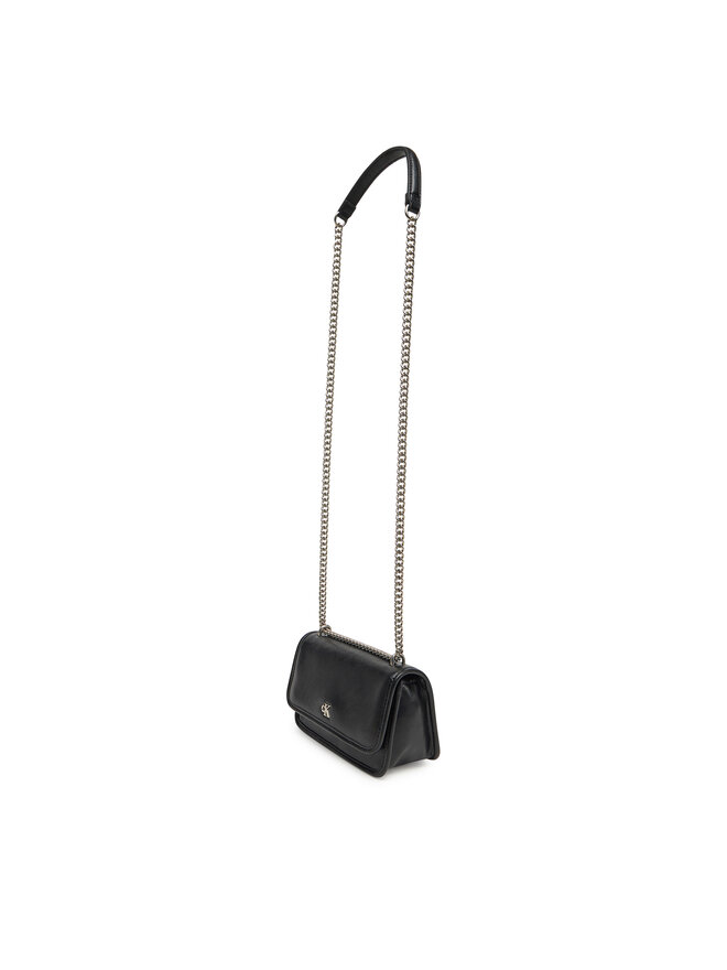 Calvin Klein Jeans Τσάντα Calvin Klein Jeans Chain Mini Ew Flap LV04K3085G Μαύρο