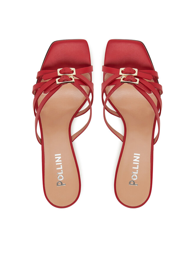 Pollini Klapki Pollini SA28217C0MTC0501 Czerwony