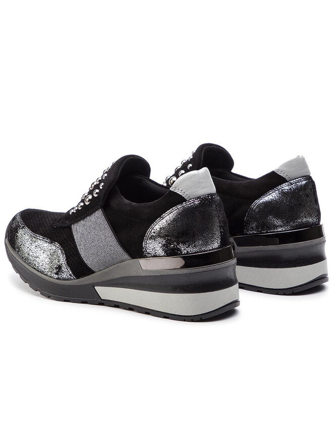QUAZI Sneakersy QUAZI QZ-12-02-000077 Černá