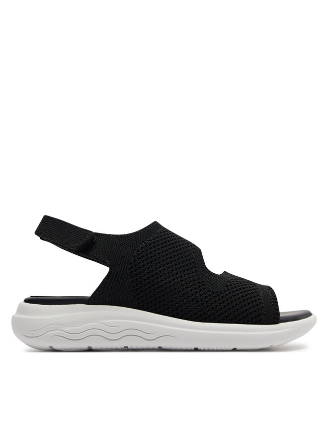 Geox Sandály Geox D Spherica Ec5 D45SVA 0006K C9999 Černá