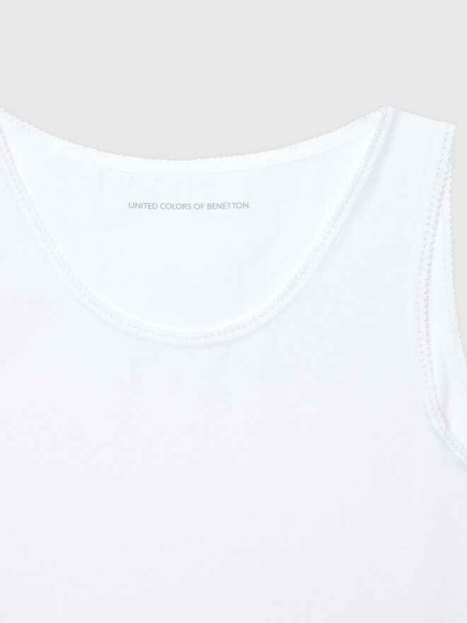 United Colors Of Benetton United Colors Of Benetton Pack de 2 tops 3MC10H480 De color Regular Fit