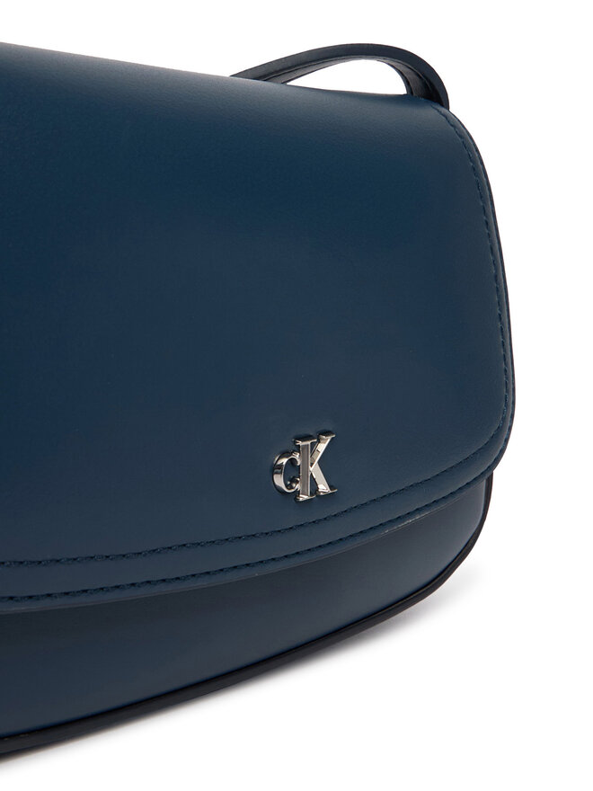 Calvin Klein Handtasche Calvin Klein Ck Flap Camera Bag LV04F3421G Dunkelblau