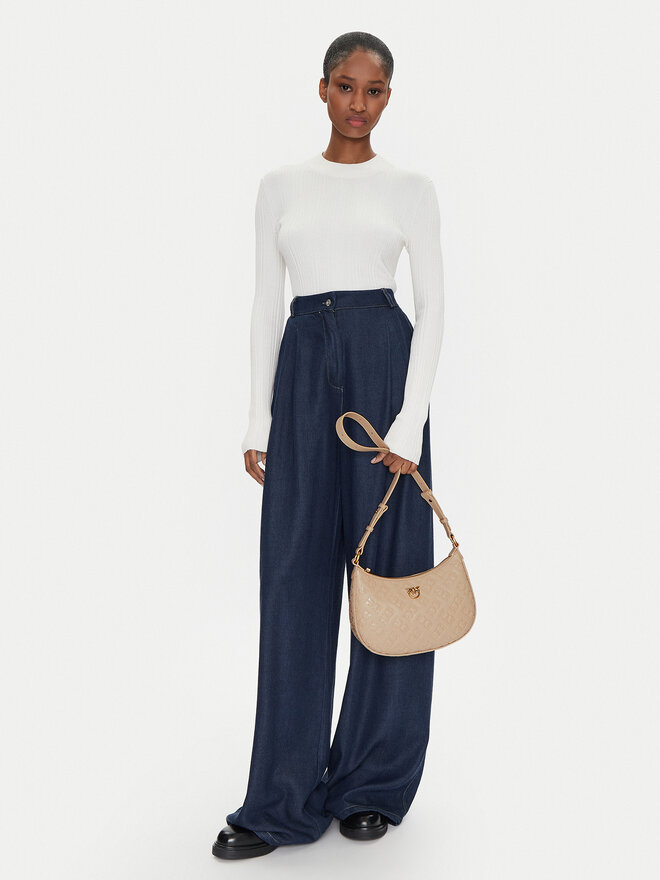 PINKO Soma PINKO Half Moon Mini Fl PE 25 PLTT 102790 A1YB Bēšs