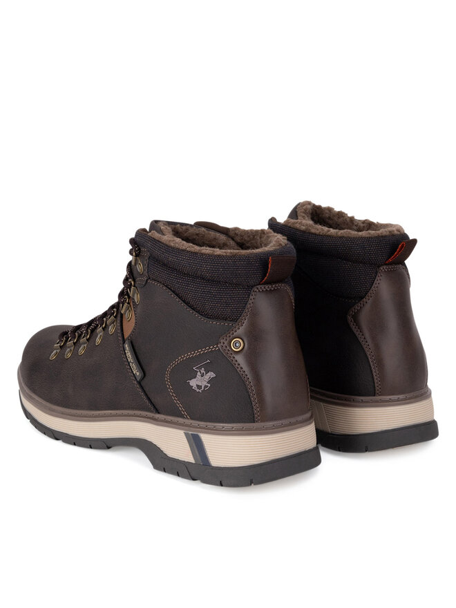 Beverly Hills Polo Club Schnürschuhe Beverly Hills Polo Club 23AB514 Braun