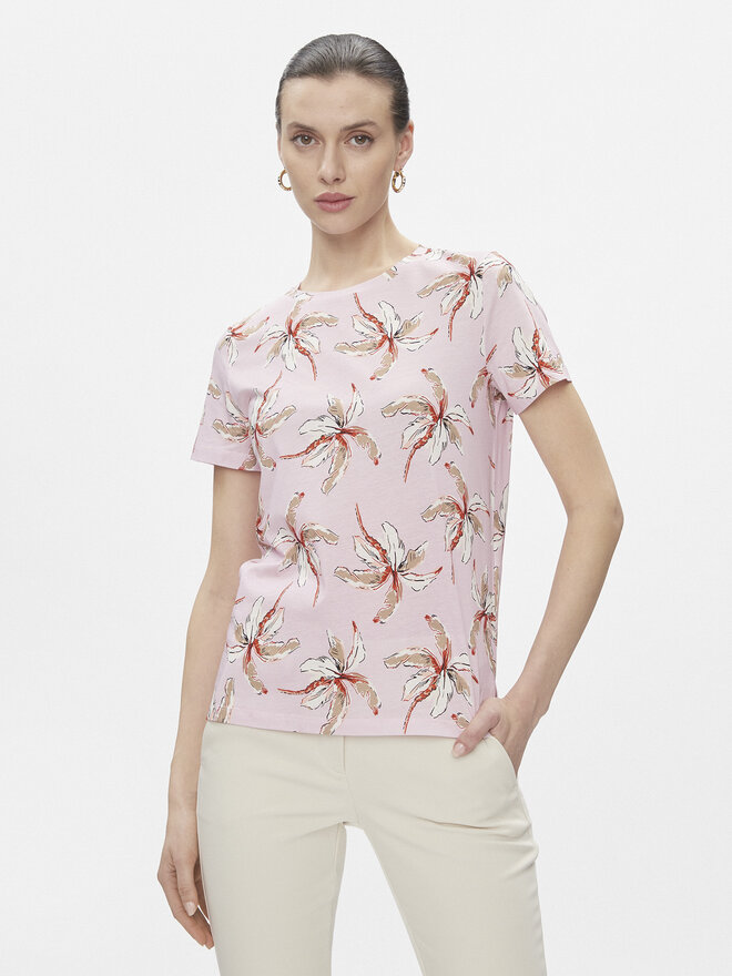 Marella Marella Camiseta Corone 2413971021200 Rosa Regular Fit