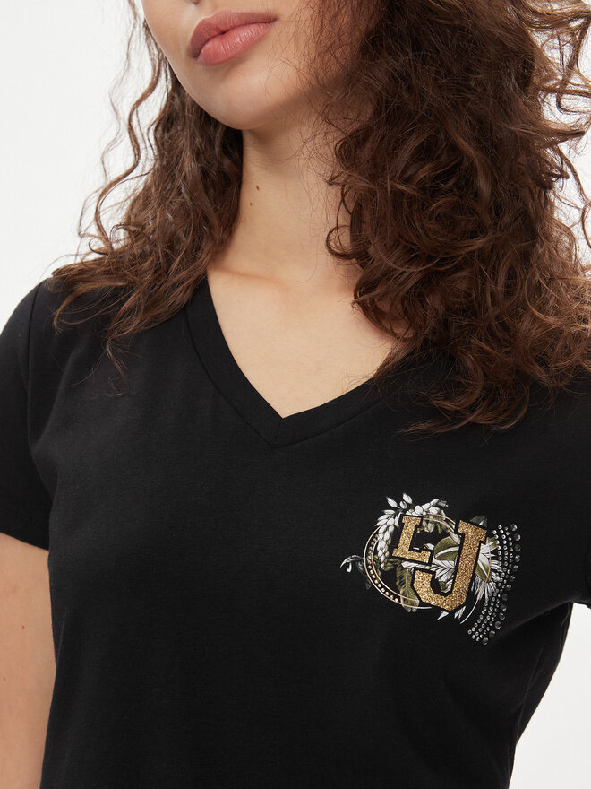 Liu Jo Liu Jo Camiseta TA4203 JS003 Negro Regular Fit
