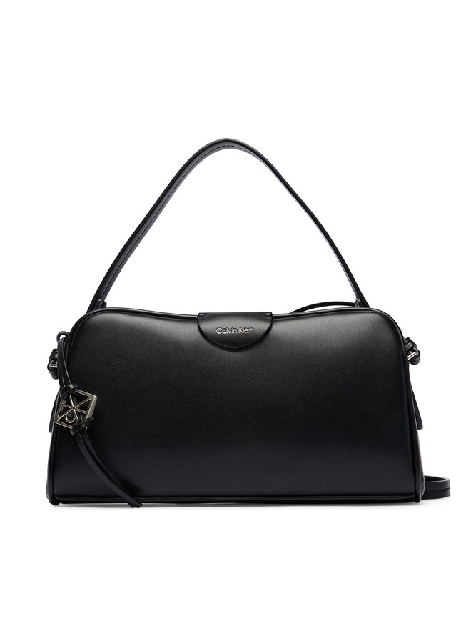 Calvin Klein Handtasche Calvin Klein Emblem Trio Top Handle Camera Ba LV04F3370G Schwarz