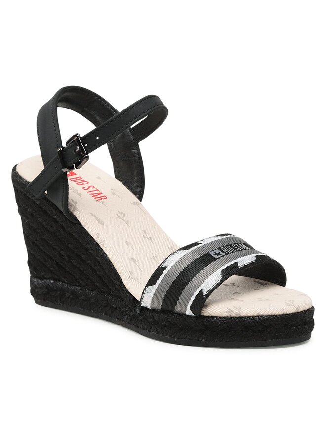 Big Star Shoes Sandały Big Star Shoes LL274877 Czarny