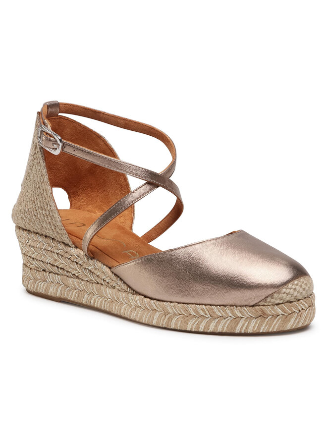 Unisa espadrilles gold cheap
