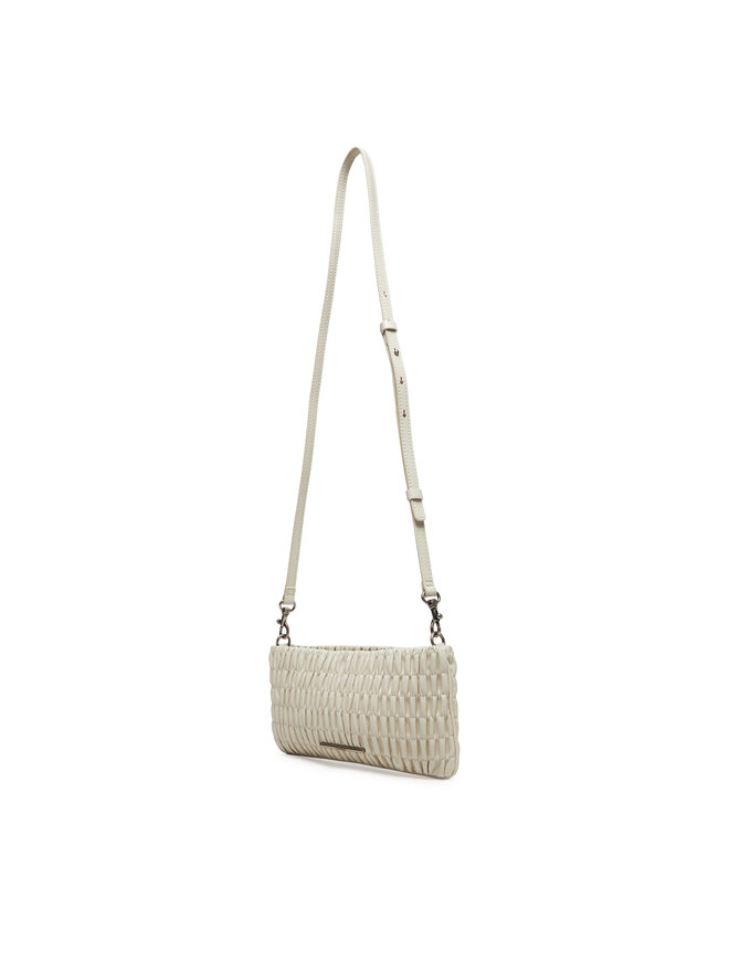 Calvin Klein Jeans Ročna torba Calvin Klein Jeans Rouched Zip Top Bag LV04K3090G Écru