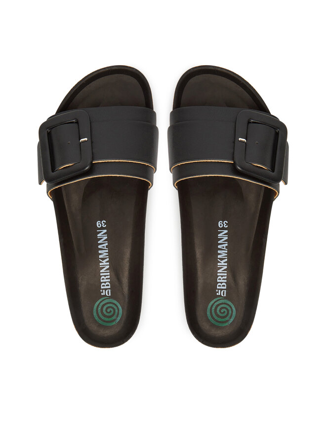 Dr. Brinkmann Klapki Dr. Brinkmann 700758-01 Czarny