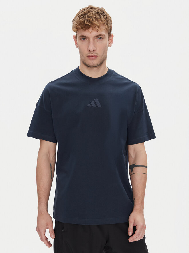 adidas adidas Póló ALL SZN JX5080 Sötétkék Loose Fit