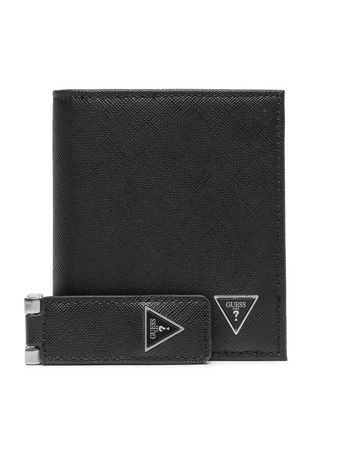 Guess Set portofel și breloc Guess GFBOXM P3303 Negru