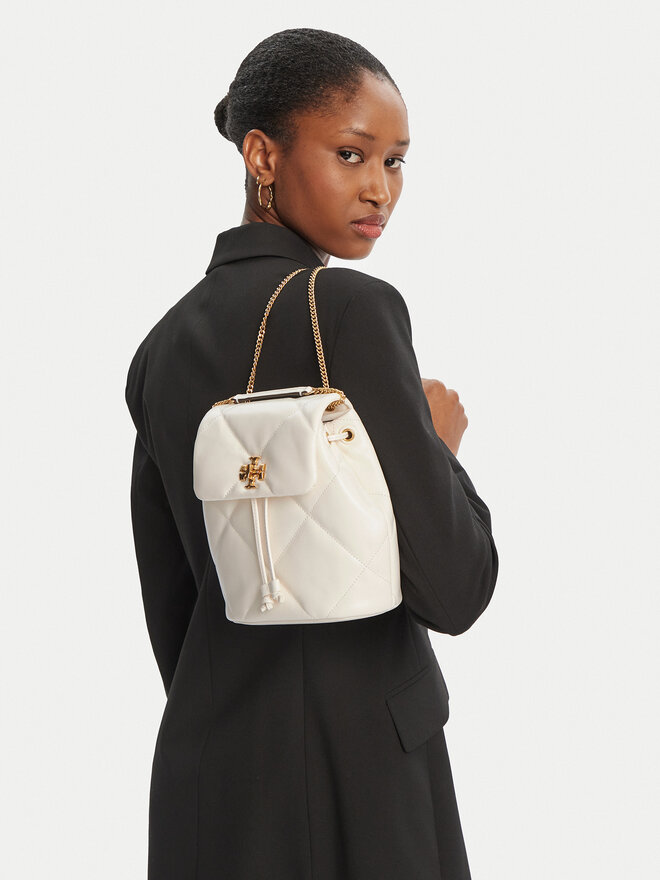 Tory Burch Plecak Tory Burch Kira Diamond 170485 Biały