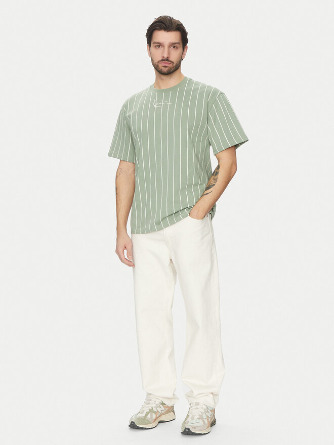 Karl Kani Karl Kani Marškinėliai 60300340 Žalia Regular Fit