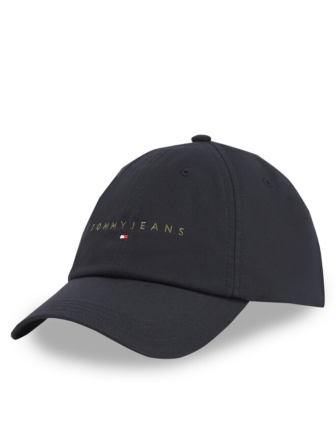 Tommy Jeans Czapka z daszkiem Tommy Jeans Tjm Linear Logo Cap AM0AM12958 Czarny