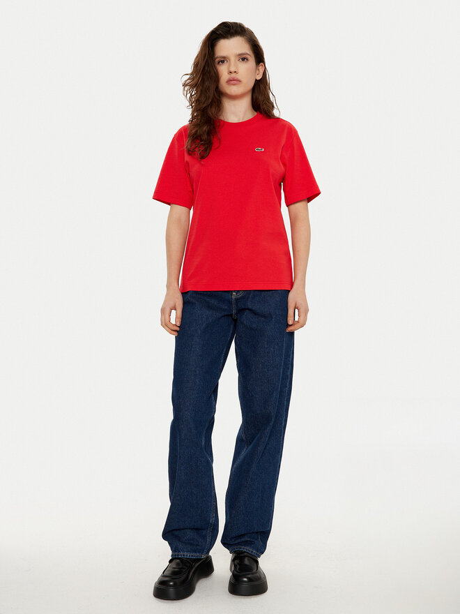 Lacoste Lacoste Marškinėliai TF7215 Raudona Regular Fit