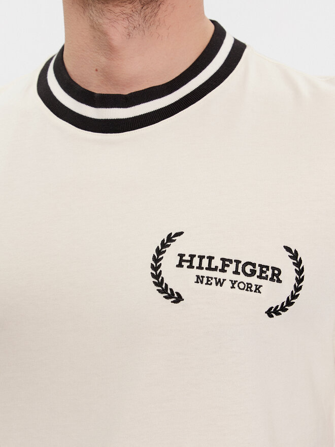 Tommy Hilfiger Tommy Hilfiger Marškinėliai Laurel MW0MW33681 Smėlio Regular Fit