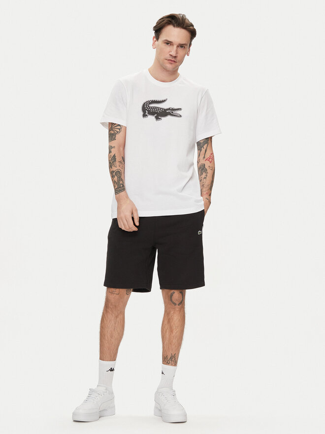 Lacoste Lacoste Marškinėliai TH2042 Balta Regular Fit