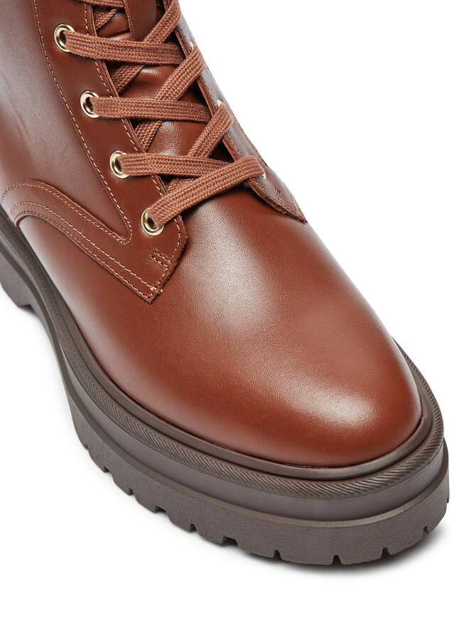 Tommy Hilfiger Schnürstiefeletten Tommy Hilfiger FW0FW08440 Braun