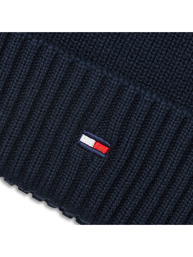 Tommy Hilfiger Căciulă Tommy Hilfiger Small Flag AU0AU01526 Bleumarin