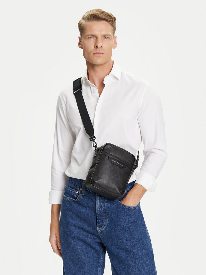 Tommy Hilfiger Плоска сумка Tommy Hilfiger AM0AM13546 Чорний