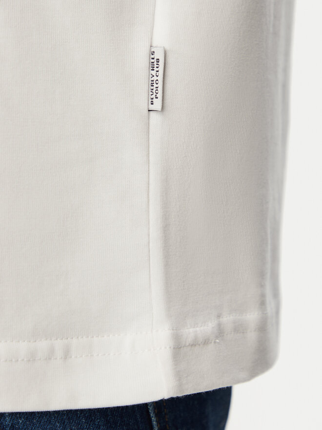 Beverly Hills Polo Club Beverly Hills Polo Club T-Shirt P-SS26M-TS1302 Weiß Regular Fit