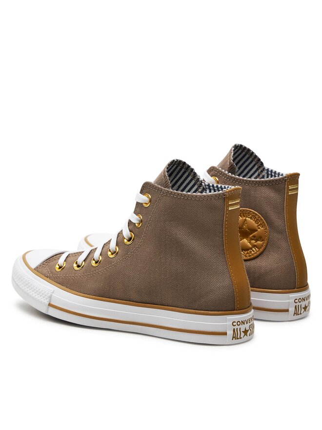 Converse Sneakers Converse Chuck Taylor All Star Herringbone Stripe A06440C Καφέ