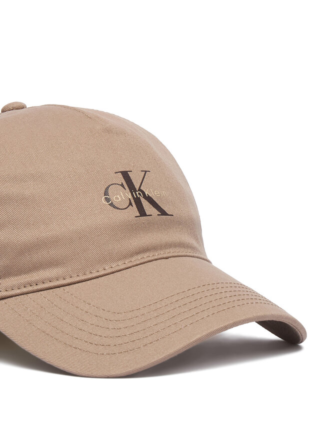 Calvin Klein Cap Calvin Klein Monologo Printed Baseball Cap LV04G5032G Beige