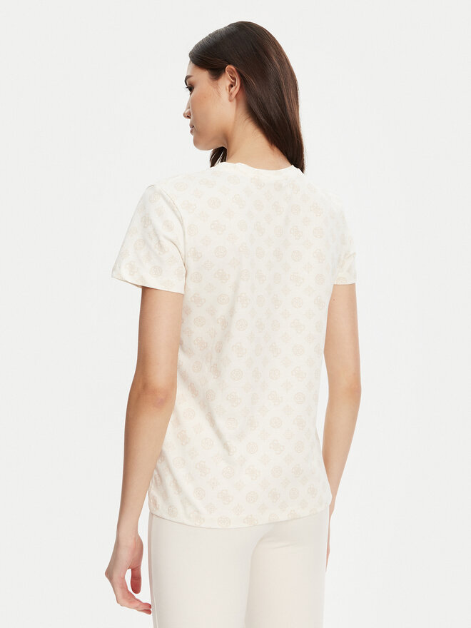 Guess Guess Camiseta V5YI04 I3Z14 Écru Regular Fit