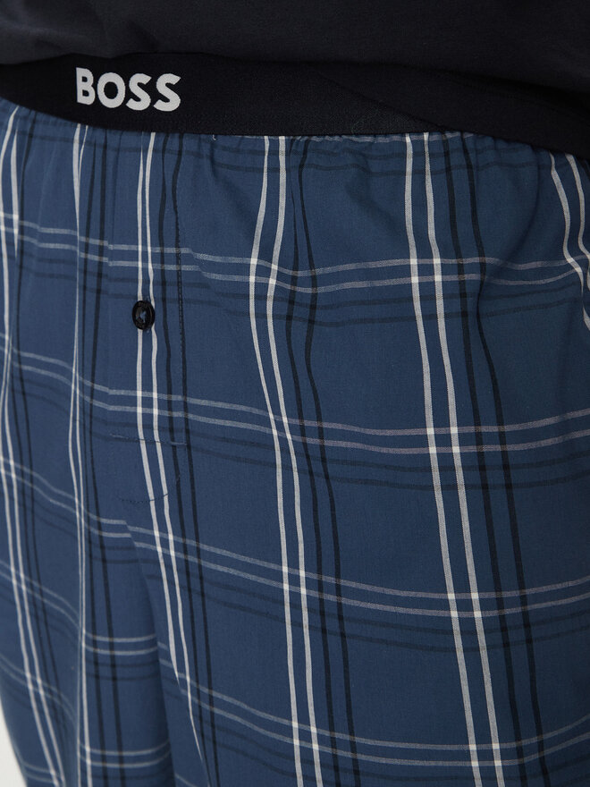 BOSS BOSS Pižama Easy Long Set 50535882 Tamsiai mėlyna Regular Fit
