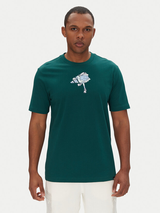 adidas adidas Marškinėliai Earth Day Graphic JI6753 Žalia Regular Fit