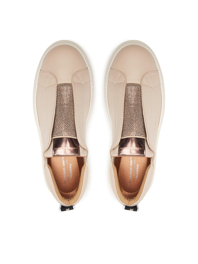 Alexander Smith Снікерcи Alexander Smith Wembley Slip-On ASBEWLW-1203 Кремовий