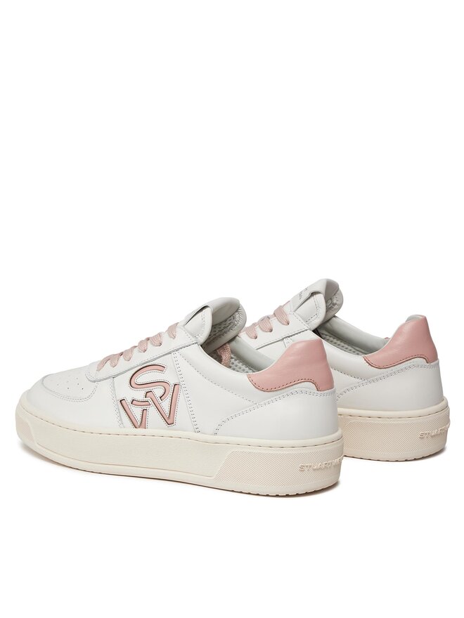 Stuart Weitzman Сникърси Stuart Weitzman Crtsde Lgo Snr SH305 Бял